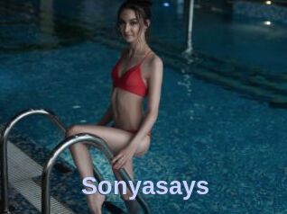 Sonyasays